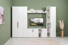 Эйр Модульная Гостиная 1 Белый PE шагрень в Тюмени - mebel-tymen.ru | фото