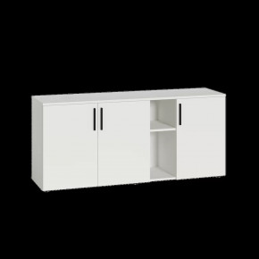 Эйр Тумба под ТВ 16.55 Белый PE шагрень в Тюмени - mebel-tymen.ru | фото