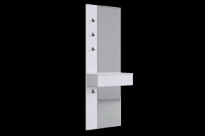 Зеркало Мерси белое дерево в Тюмени - mebel-tymen.ru | фото